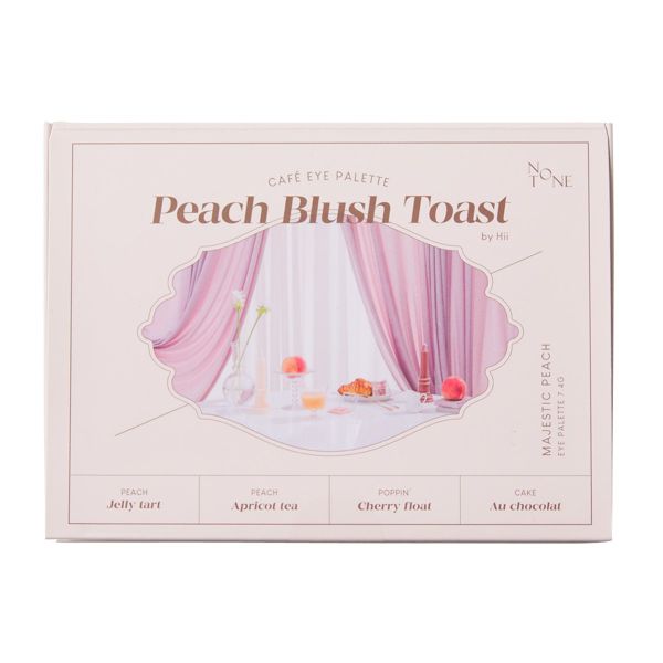 NOTONE（ノートーン）『Peach Blush Toast cafe eye palette』の使用感をレポに関する画像4
