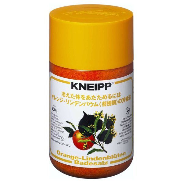 オレンジのフレッシュな香りのKneipp(クナイプ)『クナイプ バスソルト オレンジ・リンデンバウム<菩提樹>の香り』の使用感をレポに関する画像1