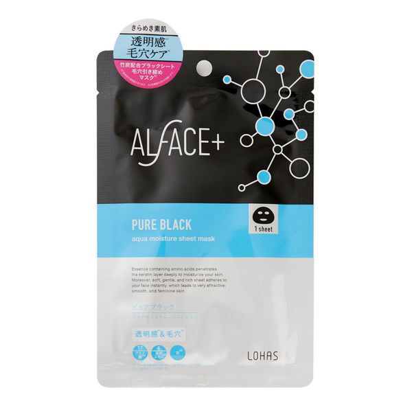 ALFACE+(オルフェス)『アクアモイスチャーシートマスク ピュアブラック』をご紹介に関する画像1