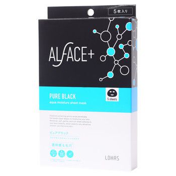 竹炭で肌ケア!ALFACE(オルフェス)の『アクアモイスチャーシートマスク ピュアブラック』をご紹介に関する画像1