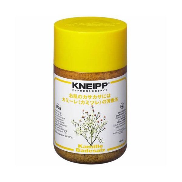 肌のうるおいを保つ!Kneipp(クナイプ)『バスソルト カミーレ<カミツレ>の香り 』の使用感をレポに関する画像1