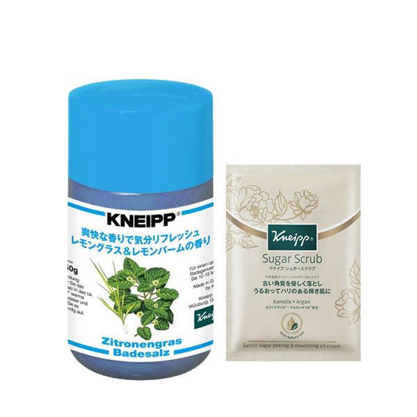 リフレッシュできる香りでパワーを与えてくれる、Kneipp(クナイプ)『クナイプ バスソルト レモングラス&レモンバームの香り』の使用感をレポに関する画像1