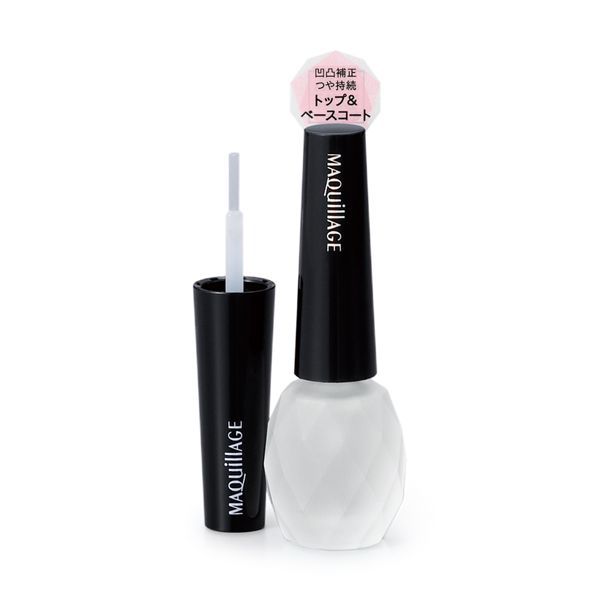 MAQUillAGE(マキアージュ)『トップ&ベースコート』の使用感をレポに関する画像11