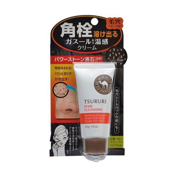 角栓をケアするTSURURI(ツルリ)『角栓溶かし 温感クリーム ガスールパワー』のご紹介に関する画像1