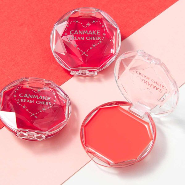 かわいい系女子色のクリームチーク!CANMAKE(キャンメイク)『クリームチーク CL05 クリアハピネス(クリアタイプ) 』をご紹介に関する画像1