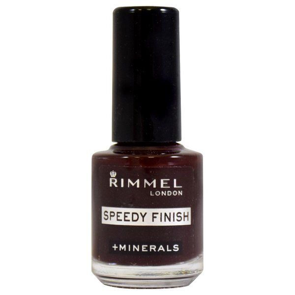 上品でセクシーな深いレッド系で、ショートネイルにもおすすめ!RIMMEL(リンメル)『スピーディ フィニッシュ 413 ブラキッシュレッド』をご紹介に関する画像1