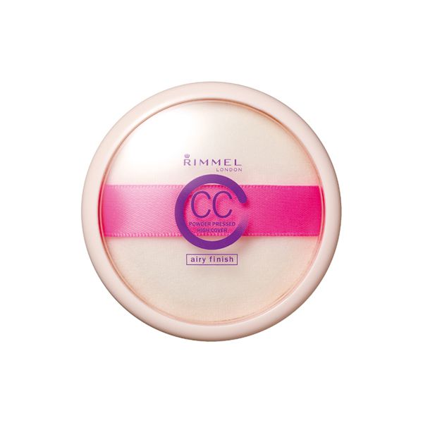 RIMMEL(リンメル)『CC パウダー エアリーフィニッシュ プレストハイカバー 001 明るい肌色』のご紹介に関する画像1