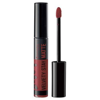 ハンサムでレディな印象のRIMMEL(リンメル)『ベルベティ ステイ マット 003 やさしさとかっこよさが混在したSoft red』をご紹介に関する画像1