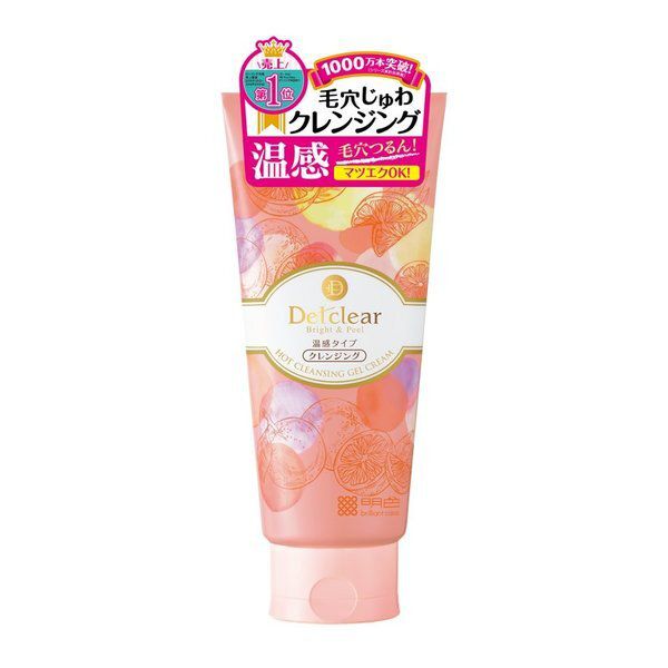 DETクリア『ブライト&ピール ホットクレンジングジェルクリーム』の使用感をレポに関する画像1