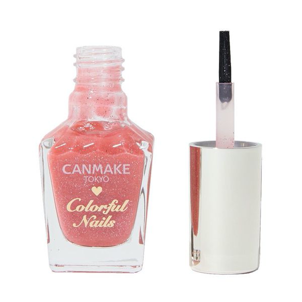 ツヤ・持ち・塗りやすさの三拍子!CANMAKE(キャンメイク)『カラフルネイルズ N09 ピーチスカッシュ』の使用感をレポ!に関する画像1