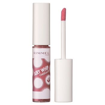 RIMMEL(リンメル)『エアリーホイップ チーク&リップ 004 大人っぽく仕上がるヌーディピンク』の使用感をレポに関する画像1