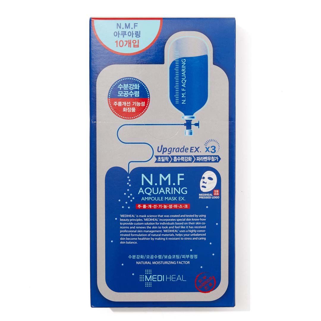 メディヒール】N.M.F アクアリングアンプルマスクEX 25ml×10個入りの通販【使用感・口コミ付】 | NOIN(ノイン)