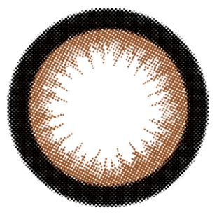 エンジェルカラー バンビシリーズワンデー アーモンド 10枚 ±0.00 DIA 14.2mm BC 8.6mm の画像 1
