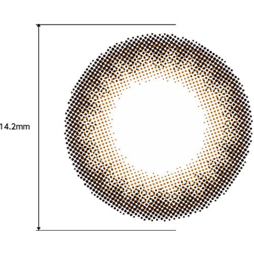 フェリアモ フェリアモ ワンデー カプチーノ 10枚 ±0.00 3箱(1箱無料) DIA 14.2mm BC 8.6mm の画像 2