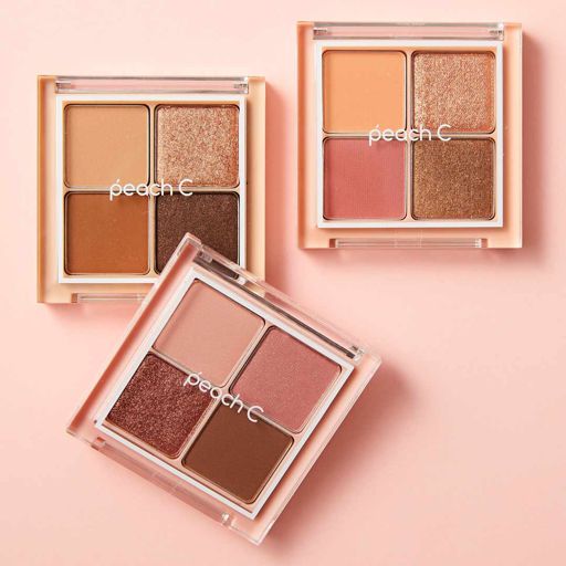 Peach C フォーリングイン アイシャドウパレット 01 フォーリングインブラウン 8g の画像 8