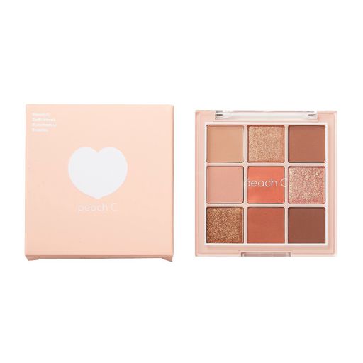 Peach C ソフトムード アイシャドウパレット #ソフトコーラル 10g の画像 7