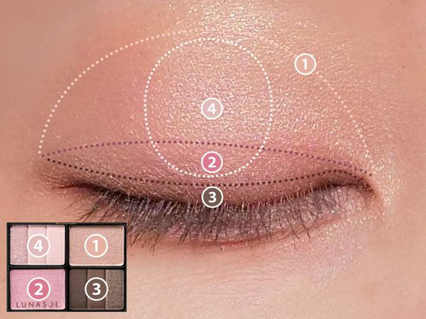 ルナソルのスリーディメンショナルアイズ 02 Soft Beige 4gに関するメイン画像
