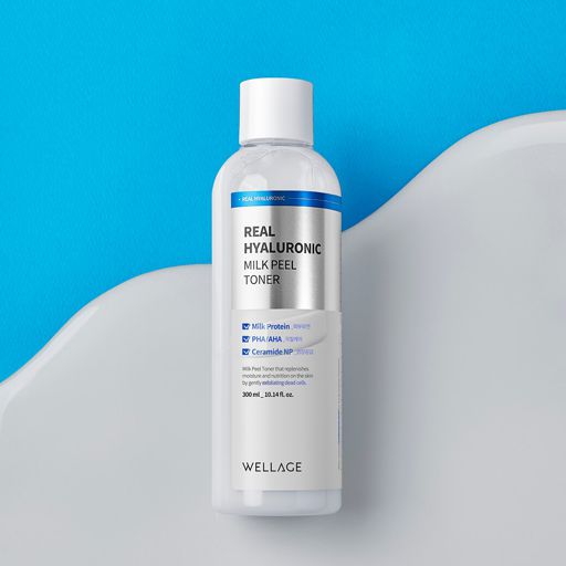 WELLAGE リアルヒアルロニックミルクピールトナー 300ml の画像 3