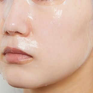 BRISKIN リアルフィット セカンドスキン マスク ホワイト 28g×1枚 の画像 1