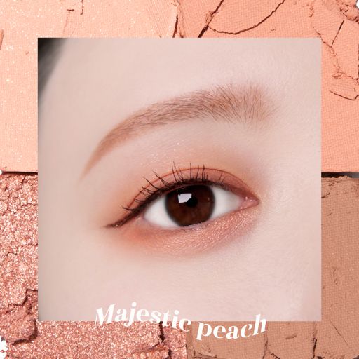 NOTONE  Peach Blush Toast cafe eye palette 01 Majestic Peach 7.4g の画像 7