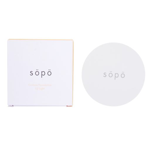 sopo クッションファンデーション 02 ライト 15g SPF40 PA+++ の画像 5