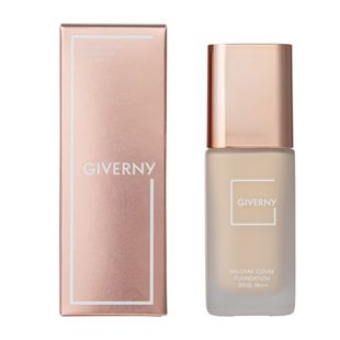 GIVERNY 密着カバーファンデーション 21 ライトベージュ 30ml SPF30 PA++ の画像 2