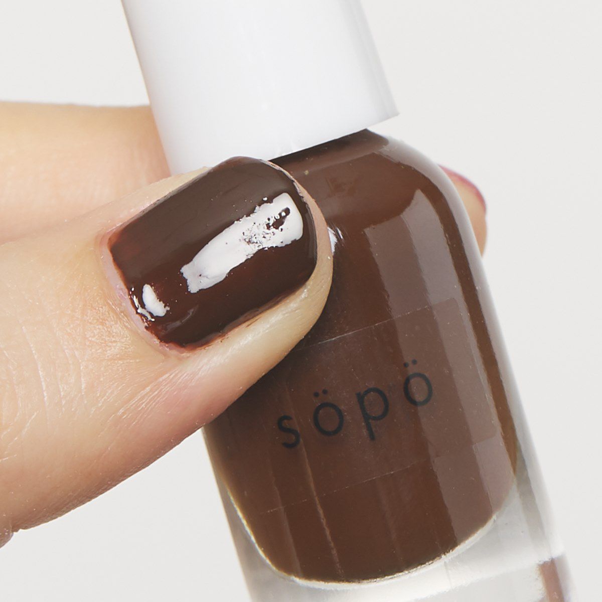 sopo ソポ ネイルポリッシュ 03 Soil Brown - ネイルカラー