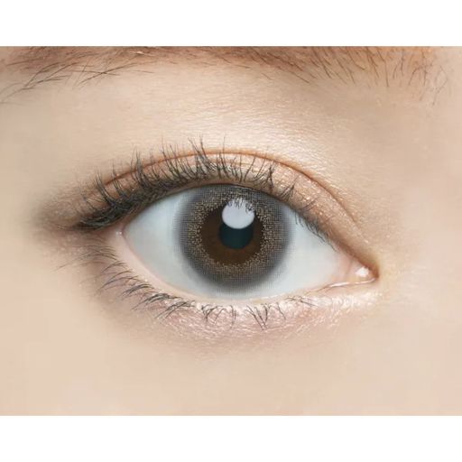 エンジェルカラー バンビシリーズワンデー ヴィンテージグレー 10枚 ±0.00 DIA 14.2mm BC 8.5mm の画像 1