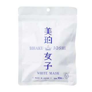 美珀女子 ホワイトマスク 10枚入り(160ml)の画像