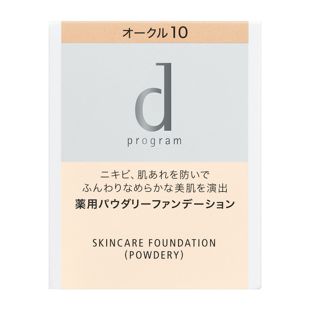 d プログラム 薬用 スキンケアファンデーション(パウダリー) オークル10 <医薬部外品> 10.5g【レフィルのみ】 SPF17 PA++ の画像 0