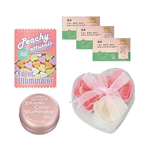 エテュセ ETTUSAIS カラーイルミネーター【05 peachy】 限定セット 05 (ときめきピンク) 5g