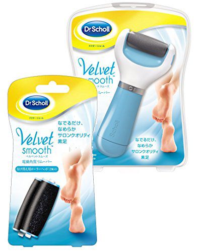 ドクター・ショール ドクター・ショール DrScholl ドクターショール ベルベットスムーズ電動角質リムーバー 本体+替 の画像 0
