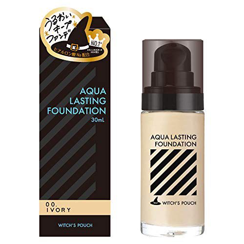 ウィッチズポーチ Witch's Pouch アクアラスティングファンデーション 00.アイボリー 30ml