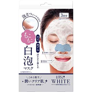 LITS ホワイト もこもこ白泡マスク 3枚の画像