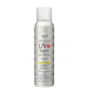 アジャステ エアリータッチUVスプレー 無香料 100g【ミニサイズ】 SPF50+ PA+++ の画像 0