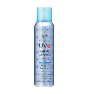 アジャステ エアリータッチUVスプレー クリーンシャボンの香り 100g【ミニサイズ】 SPF50+ PA+++の画像