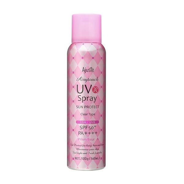 アジャステのエアリータッチUVスプレー プリズムフルールの香り 【ミニサイズ】 100g SPF50+ PA++++に関するメイン画像