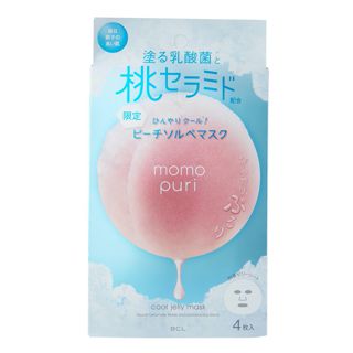 ももぷり 潤いぷるジュレマスク クール【限定品】 22ml×4枚の画像