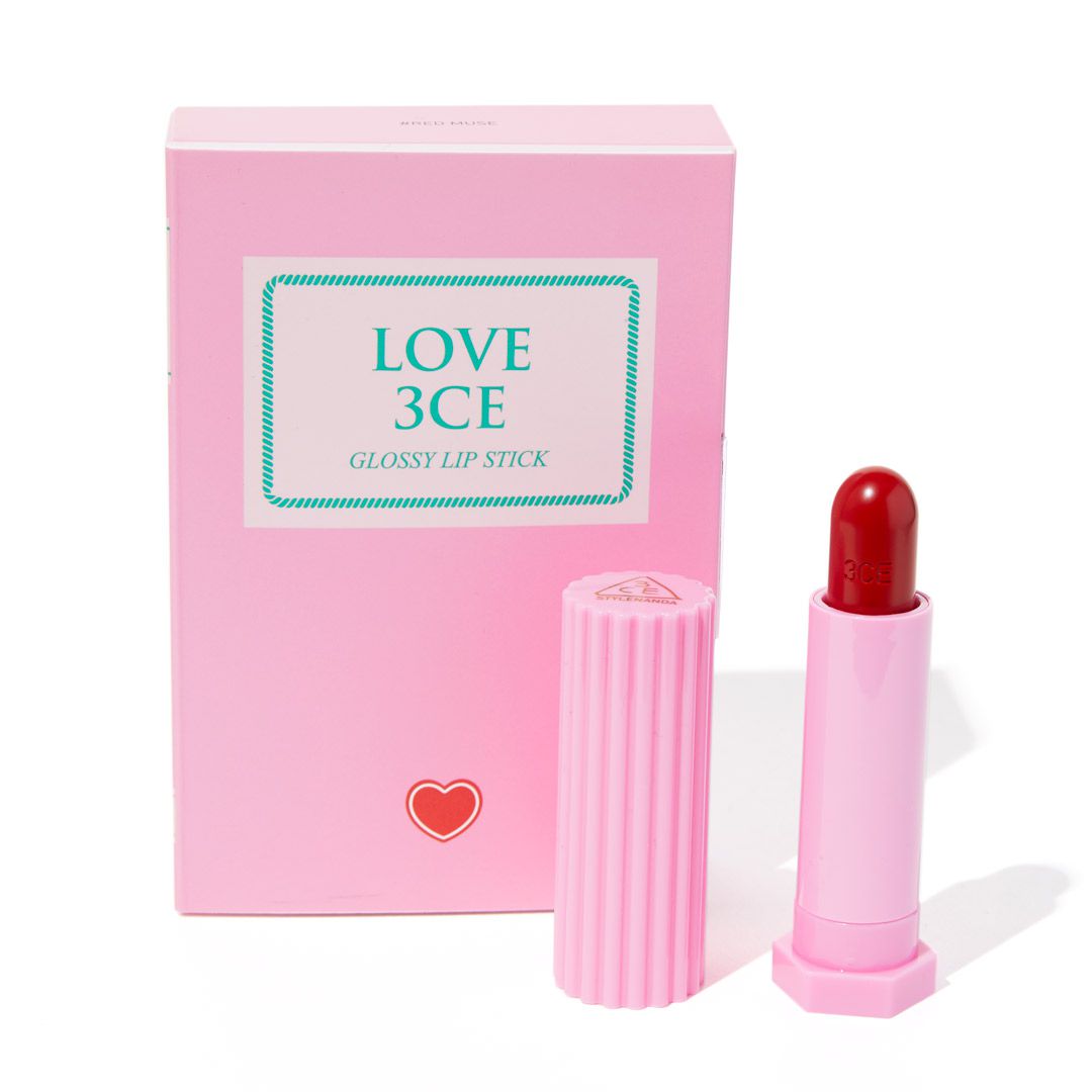 3CE TCE LOVEグロッシーリップスティック3.5g#REDMUSEのバリエーション3