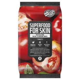FARMSKIN スーパーフードフォ－スキン リヴァイタライジングクレンジングワイプス トマト 25枚 の画像 0