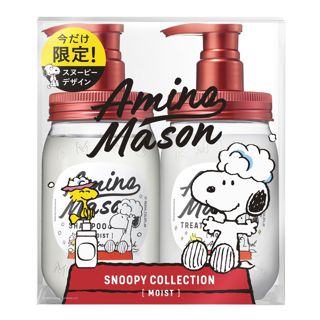 アミノメイソン モイストシャンプー&トリートメント 【スヌーピー限定ボトル】 450nl+450mlの画像