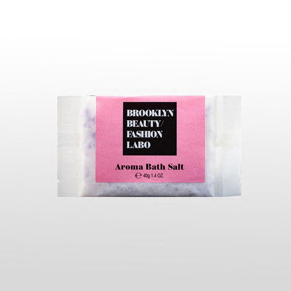 ブルックリンビューティーファッションラボのアロマバスソルト ピンク 40gに関する画像1