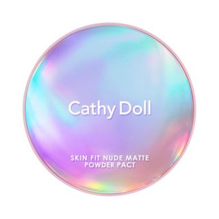 Cathy Doll スキンフィットヌードマットパウダーパクト 03 ミディアムベージュ 12g SPF30 PA+++の画像