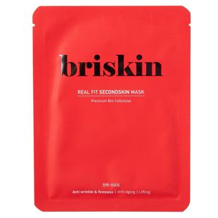 BRISKIN リアルフィット セカンドスキン マスク レッド 28g×1枚 の画像 0