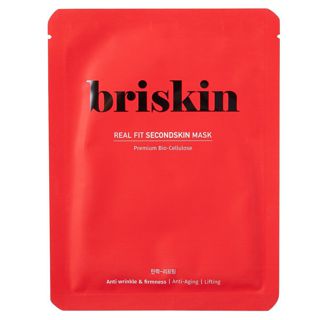 BRISKIN リアルフィット セカンドスキン マスク レッド 28g×1枚の画像