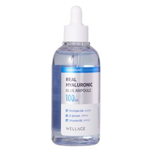 WELLAGE リアルヒアルロニックブルーアンプル 100ml の画像 0