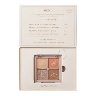 NOTONE  Peach Blush Toast cafe eye palette 02 Mignon Toast 7.4gの画像