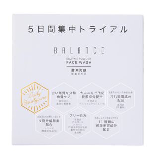 BALANCE 酵素洗顔 <医薬部外品> トライアル0.6g×5包入りの画像