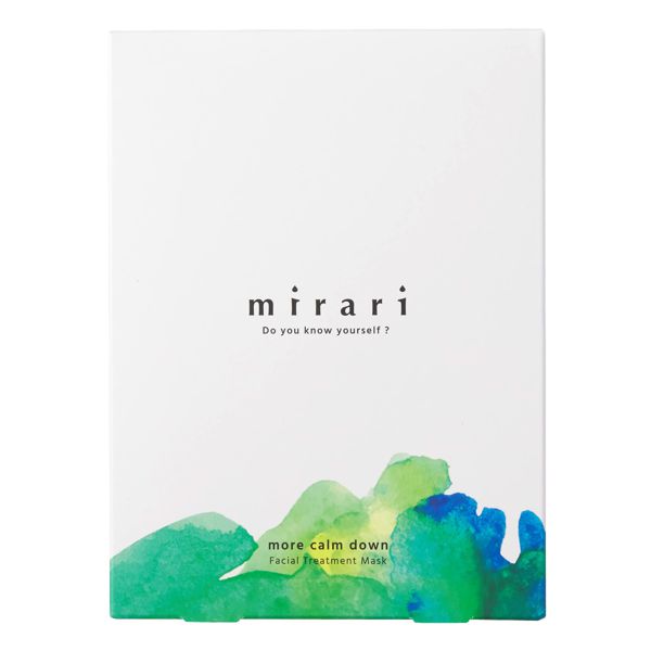 mirariのmore calm down フェイシャルトリートメントマスク #05 5枚入りに関する画像1