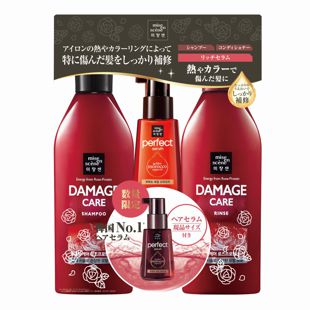 ミジャンセン ダメージケア シャンプー&コンデ&リッチセラムセット                           【数量限定】 530ml×2+80ml の画像 0